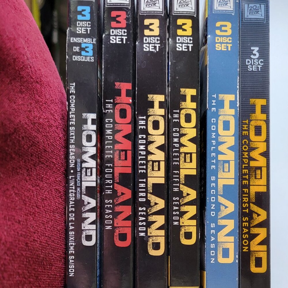HOMELAND BLU-RAY 1,2,3,4,5 & 6 SEASONS